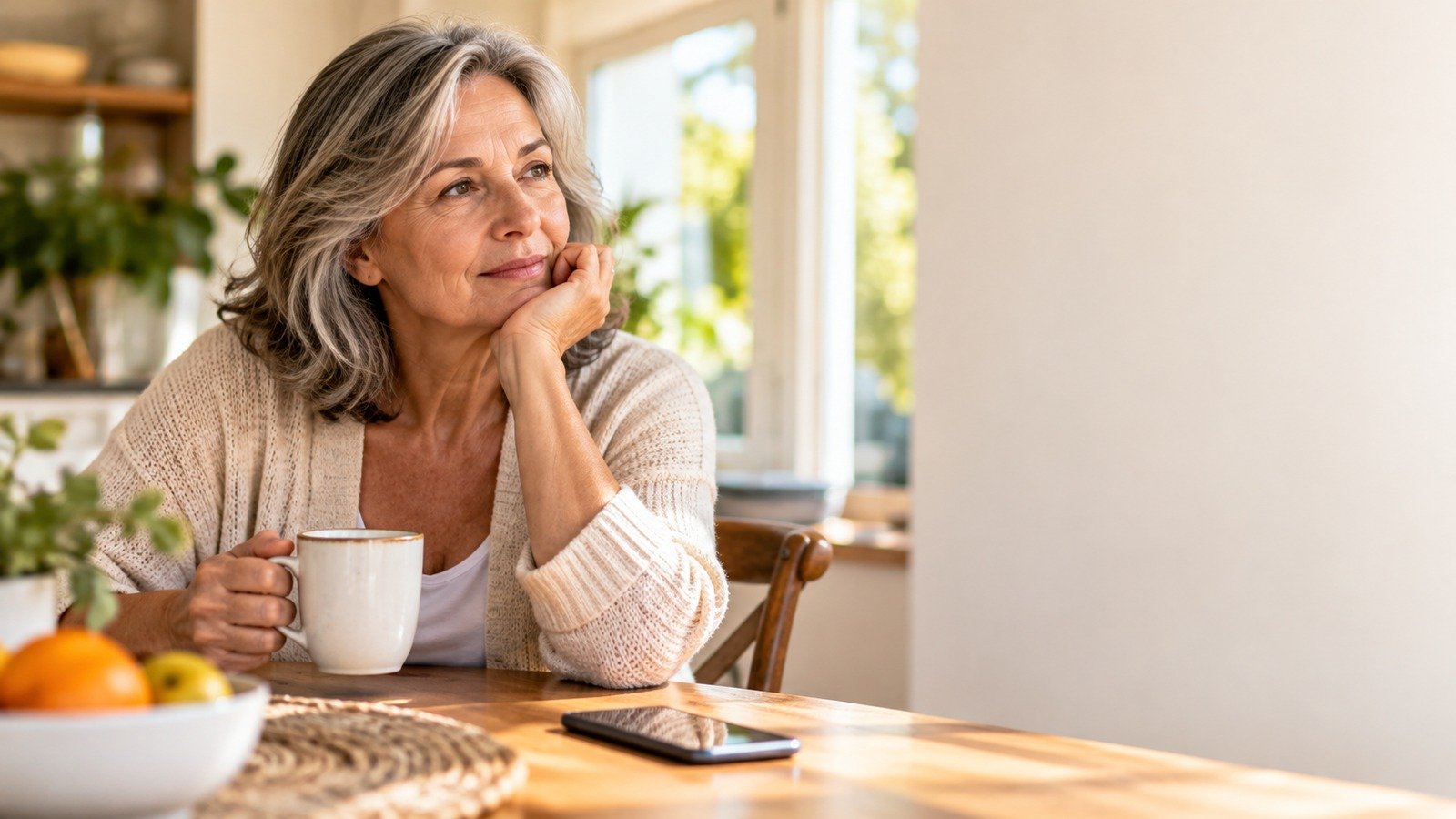 Person reflecting on memory concerns in everyday life